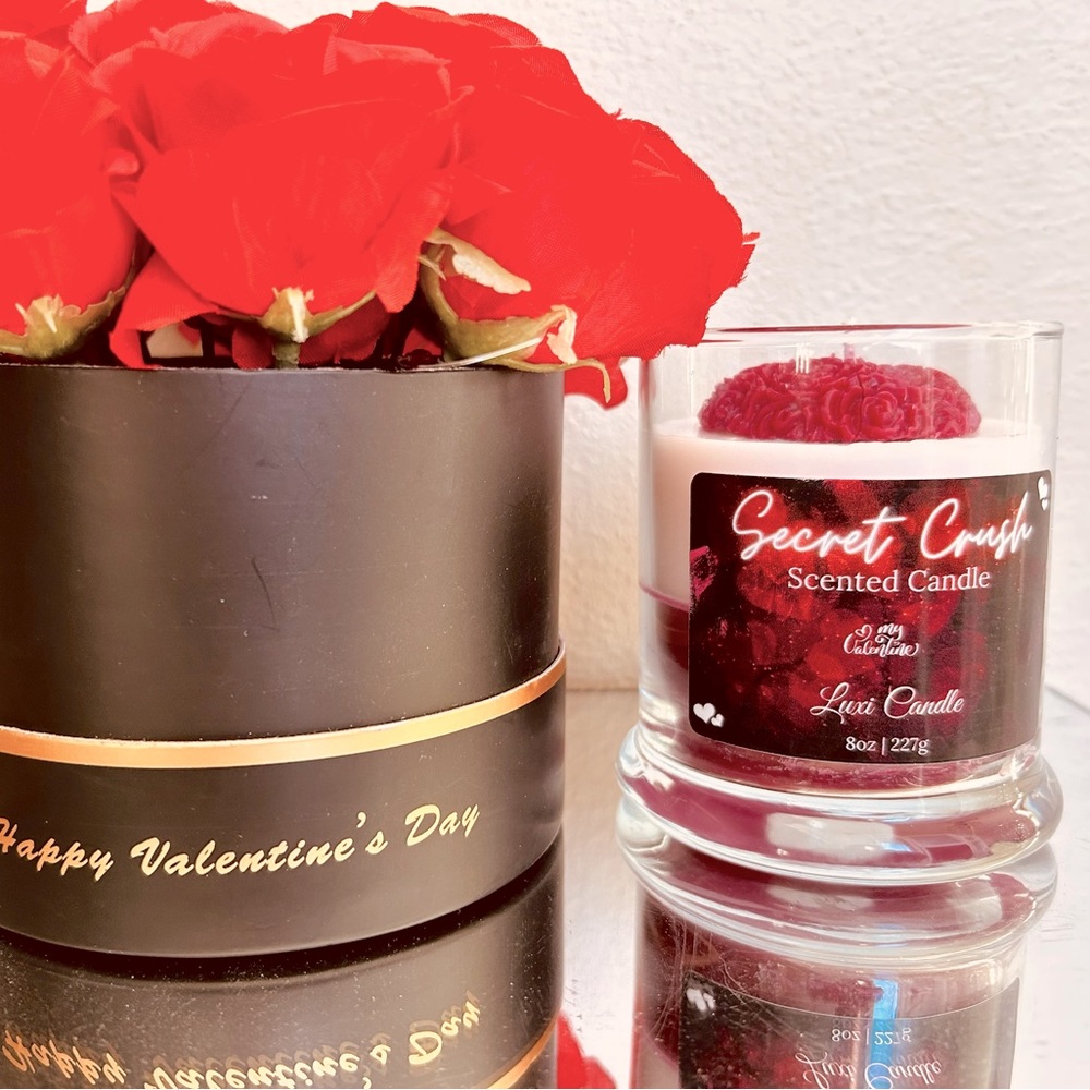 8oz Scented Valentine Candle